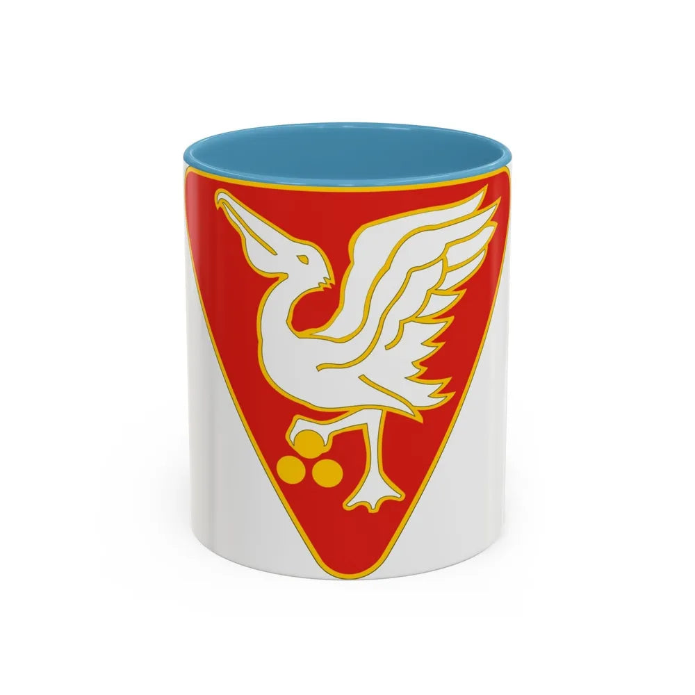 46th Artillery Group (U.S. Army) Accent Coffee Mug-11oz-Light Blue-Go Mug Yourself