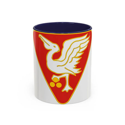 46th Artillery Group (U.S. Army) Accent Coffee Mug-11oz-Navy-Go Mug Yourself