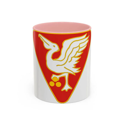 46th Artillery Group (U.S. Army) Accent Coffee Mug-11oz-Pink-Go Mug Yourself