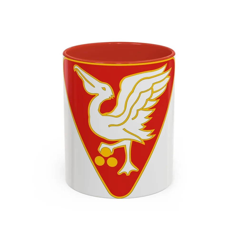 46th Artillery Group (U.S. Army) Accent Coffee Mug-11oz-Red-Go Mug Yourself