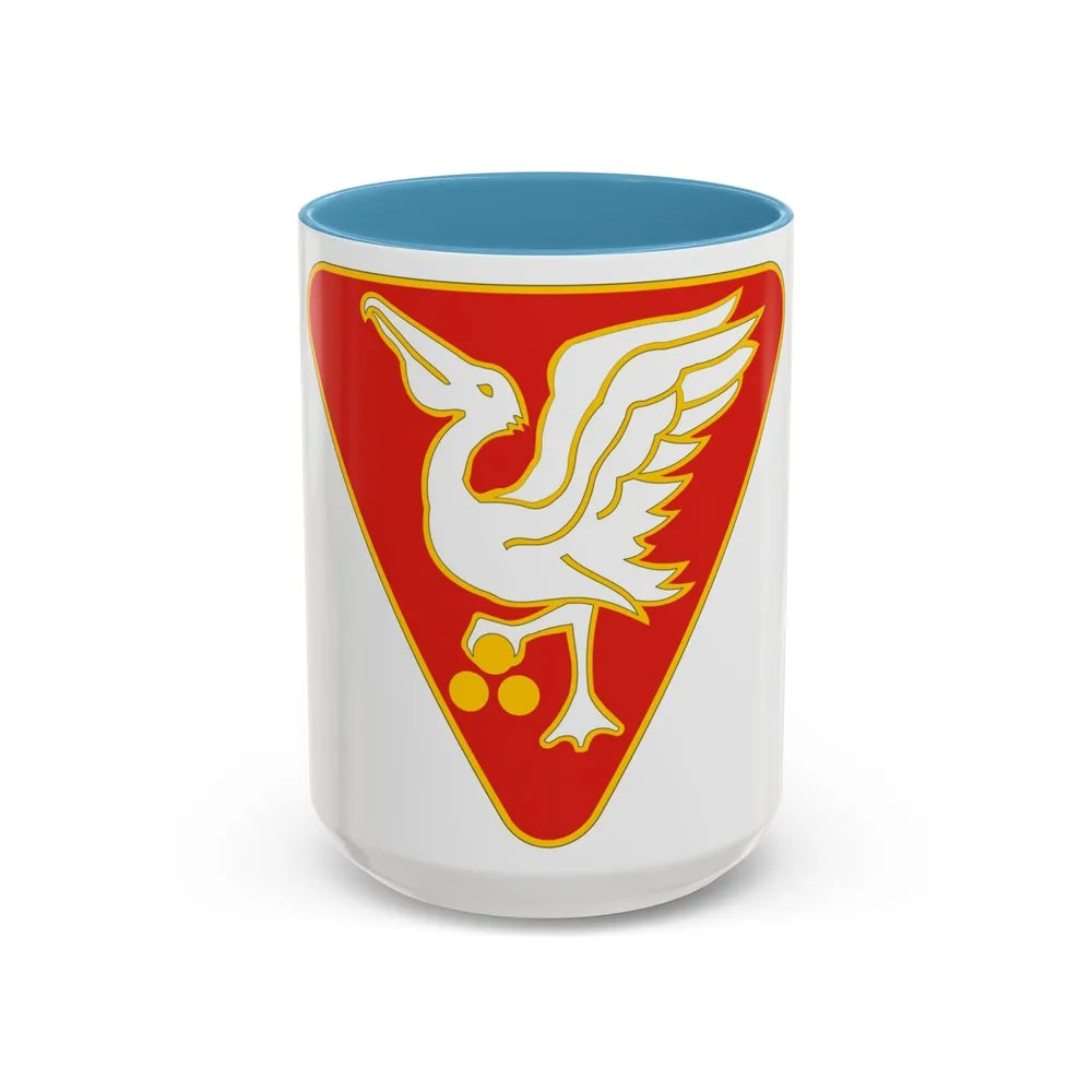 46th Artillery Group (U.S. Army) Accent Coffee Mug-15oz-Light Blue-Go Mug Yourself