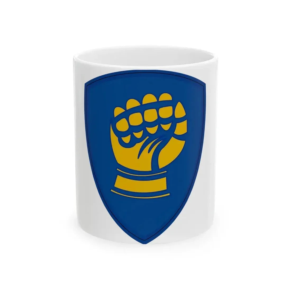 46th Infantry Division CSIB (U.S. Army) White Coffee Mug 11oz - Go Mug Yourself