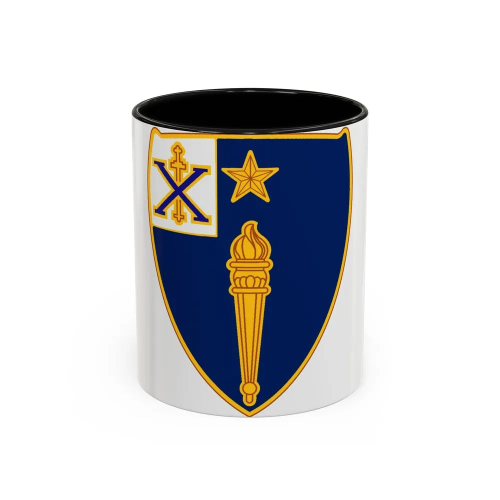 46th Infantry Regiment (U.S. Army) Accent Coffee Mug-11oz-Black-Go Mug Yourself