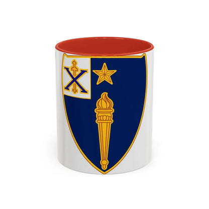 46th Infantry Regiment (U.S. Army) Accent Coffee Mug-11oz-Red-Go Mug Yourself