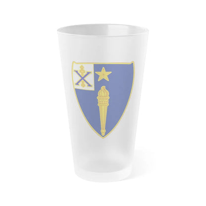 46th Infantry Regiment (U.S. Army) Frosted Pint Glass 16oz-Go Mug Yourself