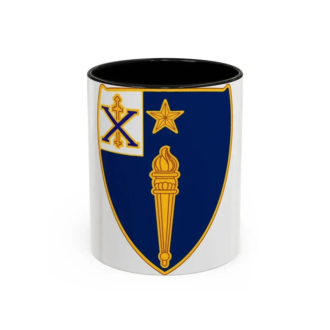 46th Infantry Regiment (U.S. Army) Accent Coffee Mug 11oz Black - Go Mug Yourself