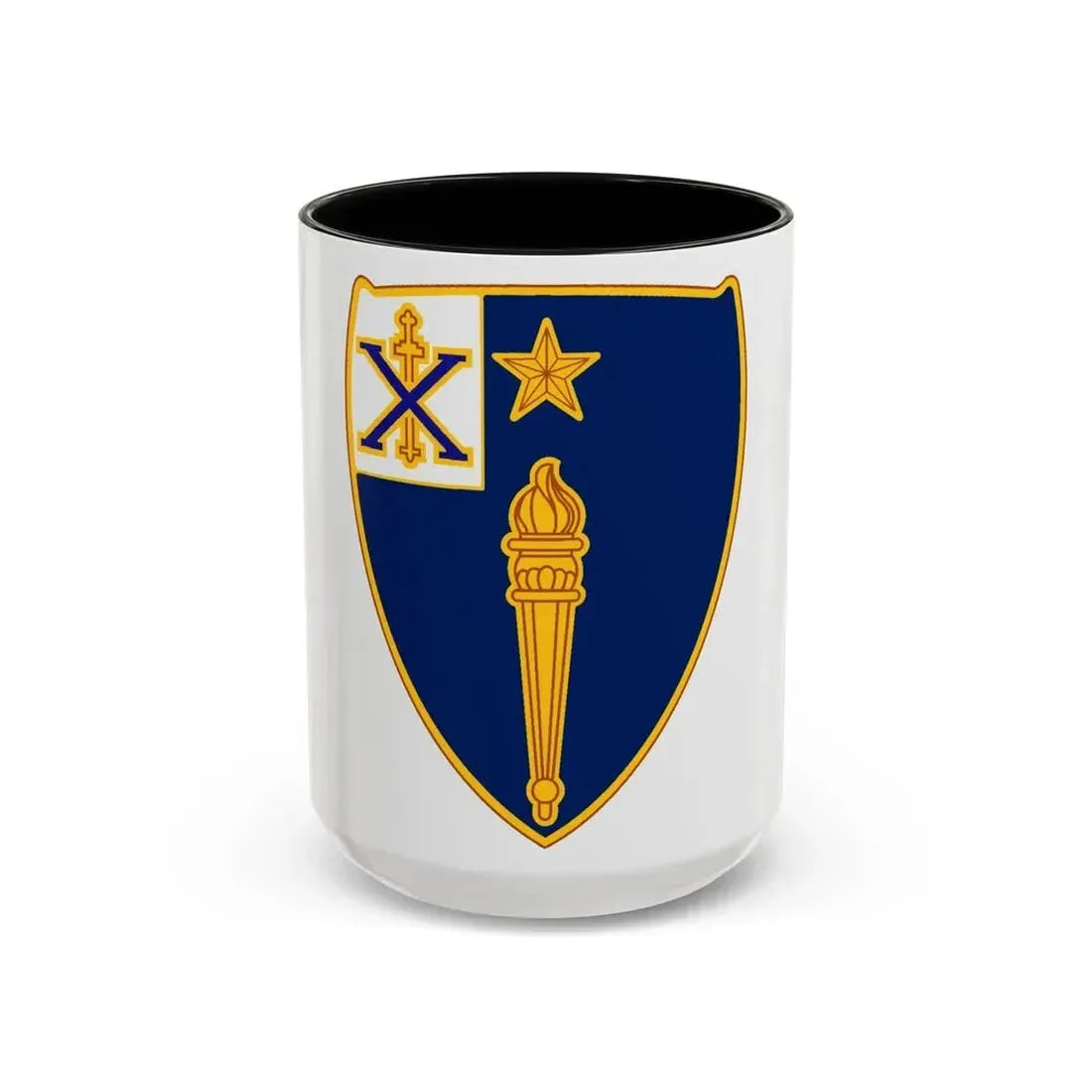 46th Infantry Regiment (U.S. Army) Accent Coffee Mug 15oz Black - Go Mug Yourself