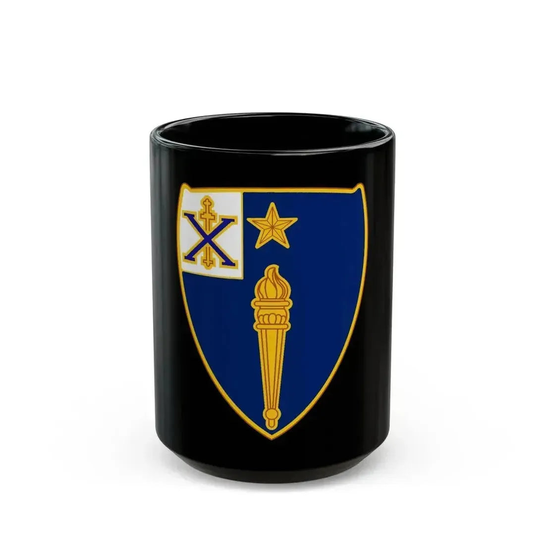 46th Infantry Regiment (U.S. Army) Black Coffee Mug 15oz - Go Mug Yourself