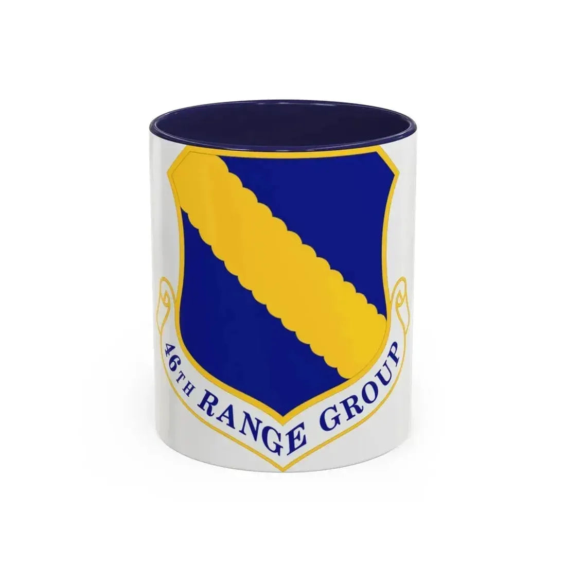 46th Range Group (U.S. Air Force) Accent Coffee Mug 11oz Navy - Go Mug Yourself