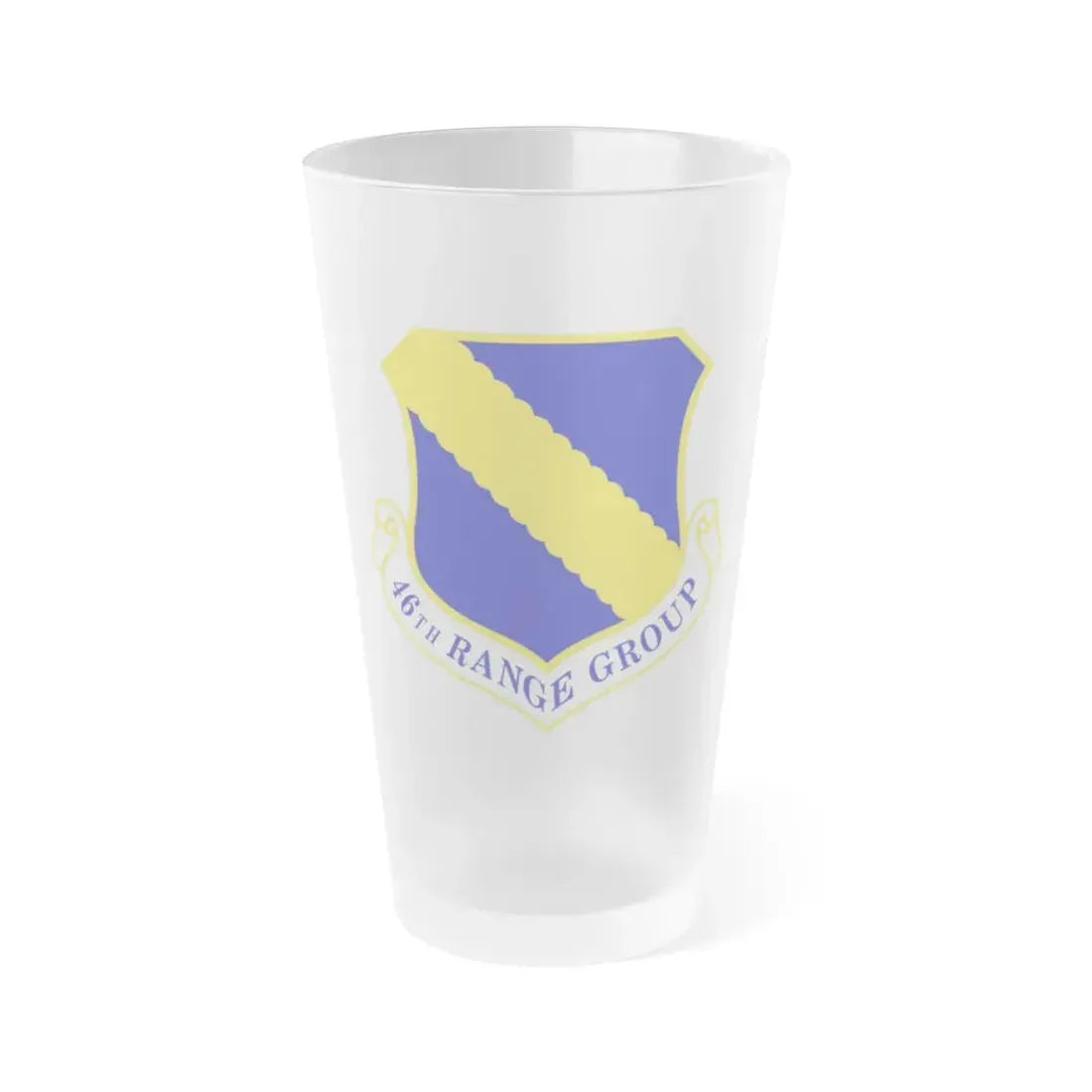 46th Range Group (U.S. Air Force) Frosted Pint Glass 16oz Default Title - Go Mug Yourself