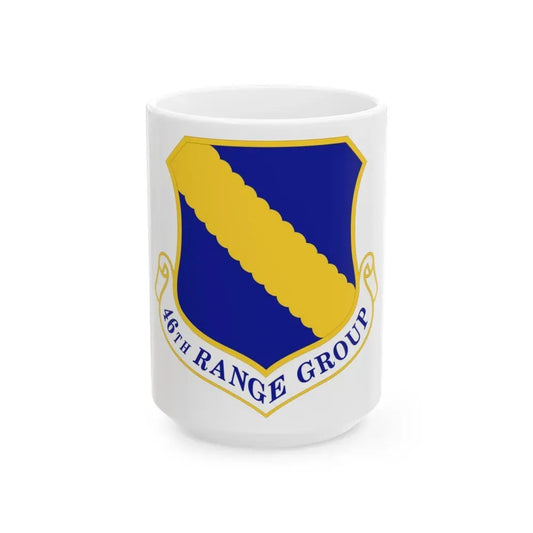 46th Range Group (U.S. Air Force) White Coffee Mug 15oz - Go Mug Yourself
