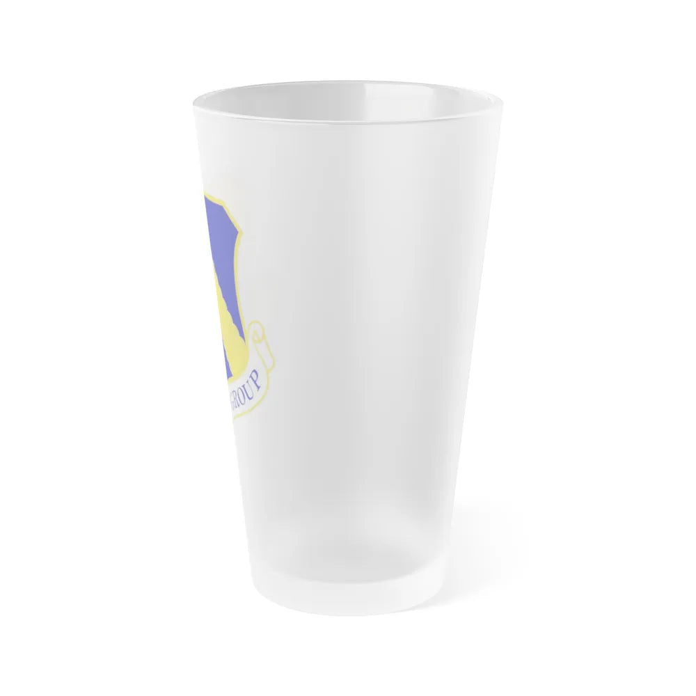 46th Test Group (U.S. Air Force) Frosted Pint Glass 16oz-Go Mug Yourself