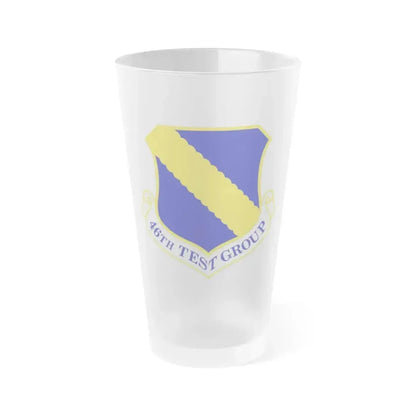 46th Test Group (U.S. Air Force) Frosted Pint Glass 16oz 16oz Frosted - Go Mug Yourself