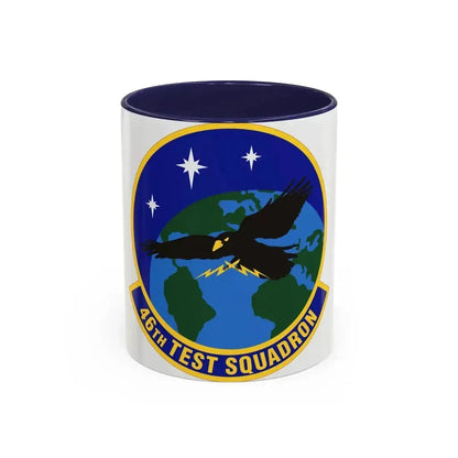 46th Test Squadron (U.S. Air Force) Accent Coffee Mug 11oz Navy - Go Mug Yourself