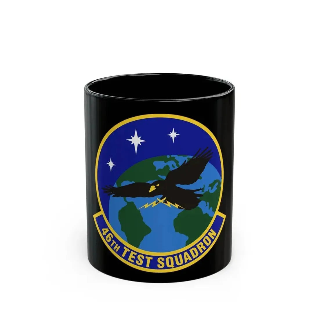 46th Test Squadron (U.S. Air Force) Black Coffee Mug 11oz - Go Mug Yourself