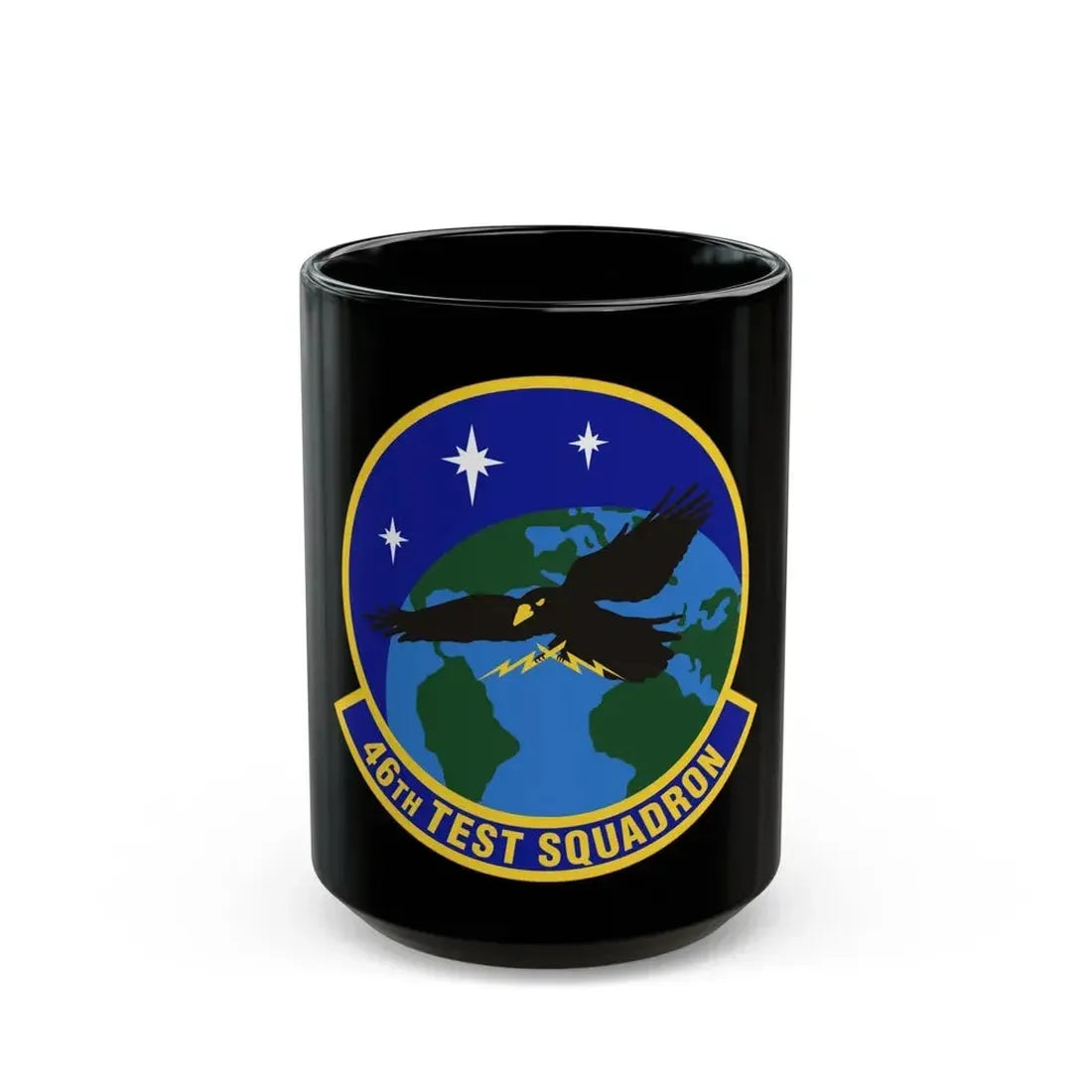 46th Test Squadron (U.S. Air Force) Black Coffee Mug - Go Mug Yourself