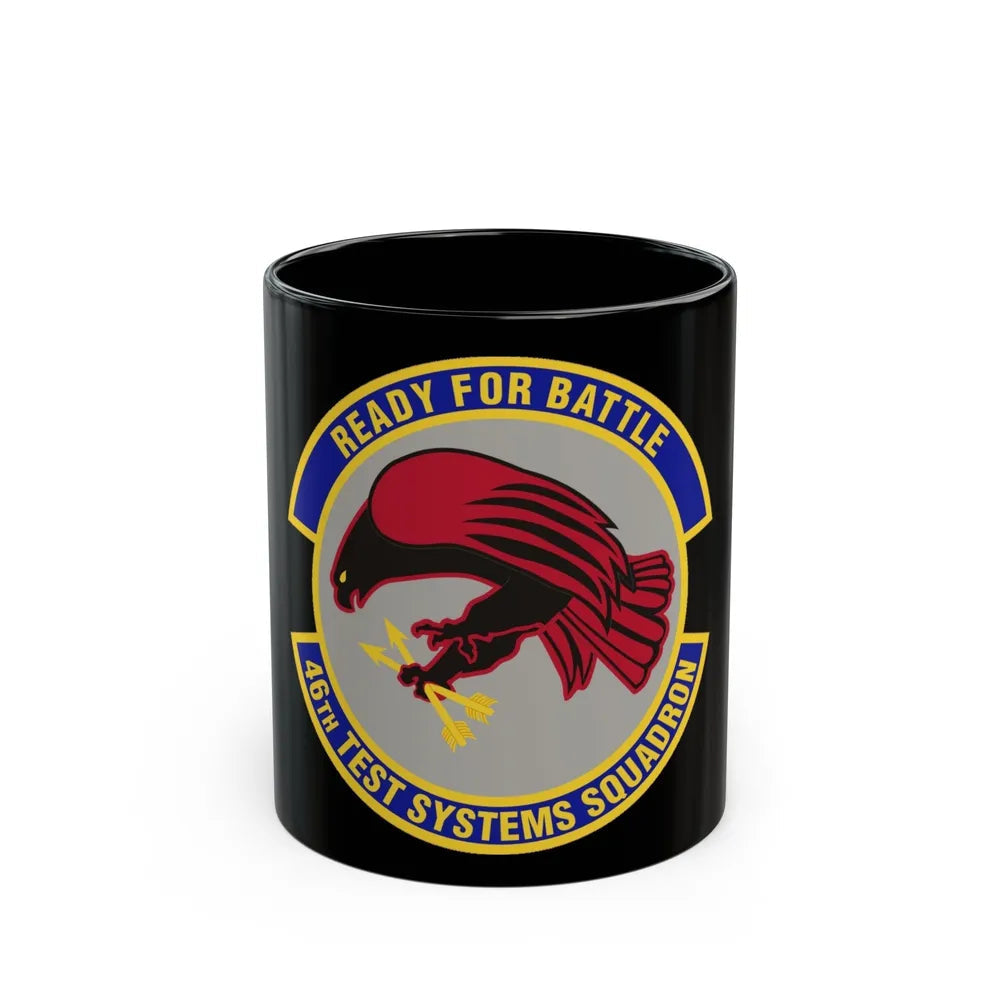 46th Test Systems Squadron (U.S. Air Force) Black Coffee Mug-11oz-Go Mug Yourself