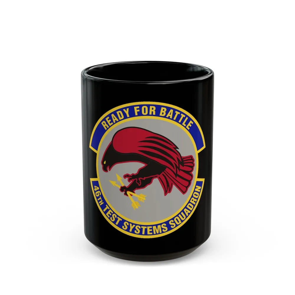 46th Test Systems Squadron (U.S. Air Force) Black Coffee Mug-15oz-Go Mug Yourself