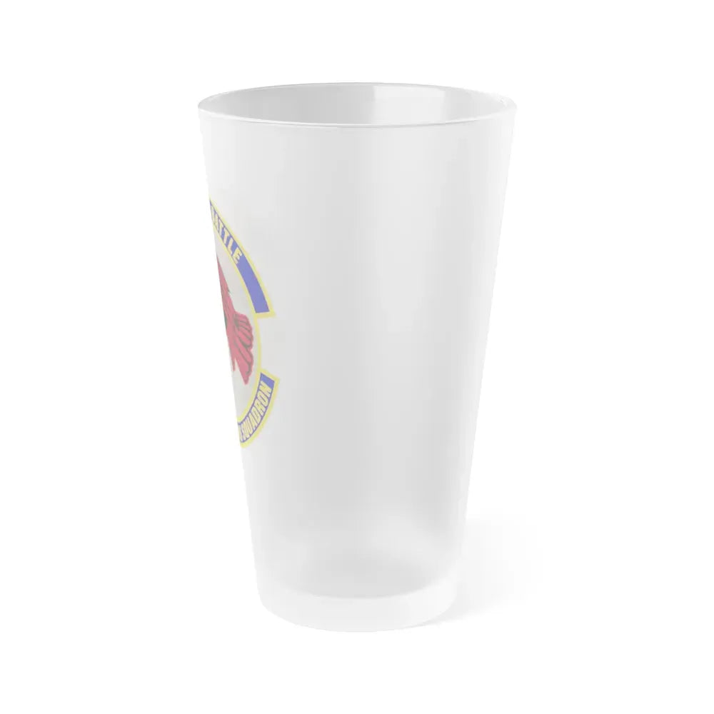 46th Test Systems Squadron (U.S. Air Force) Frosted Pint Glass 16oz - Go Mug Yourself