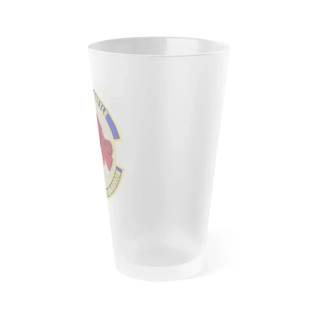 46th Test Systems Squadron (U.S. Air Force) Frosted Pint Glass 16oz - Go Mug Yourself