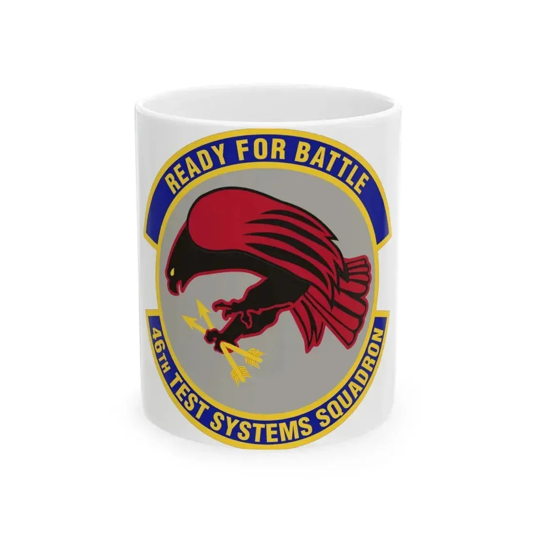 46th Test Systems Squadron (U.S. Air Force) White Coffee Mug 11oz - Go Mug Yourself