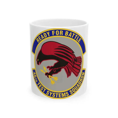 46th Test Systems Squadron (U.S. Air Force) White Coffee Mug 11oz - Go Mug Yourself