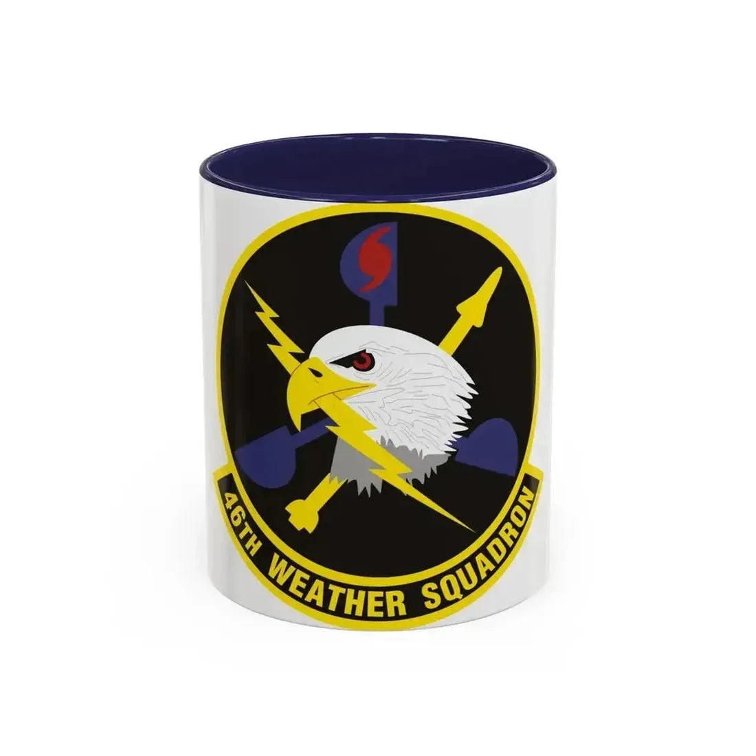 46th Weather Squadron (U.S. Air Force) Accent Coffee Mug 11oz Navy - Go Mug Yourself