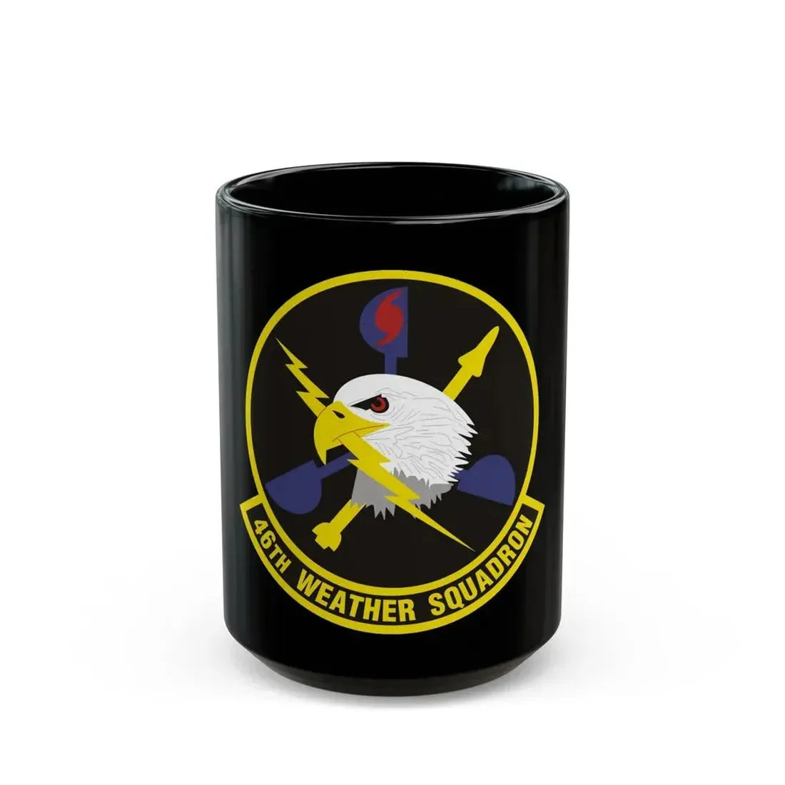 46th Weather Squadron (U.S. Air Force) Black Coffee Mug 15oz - Go Mug Yourself