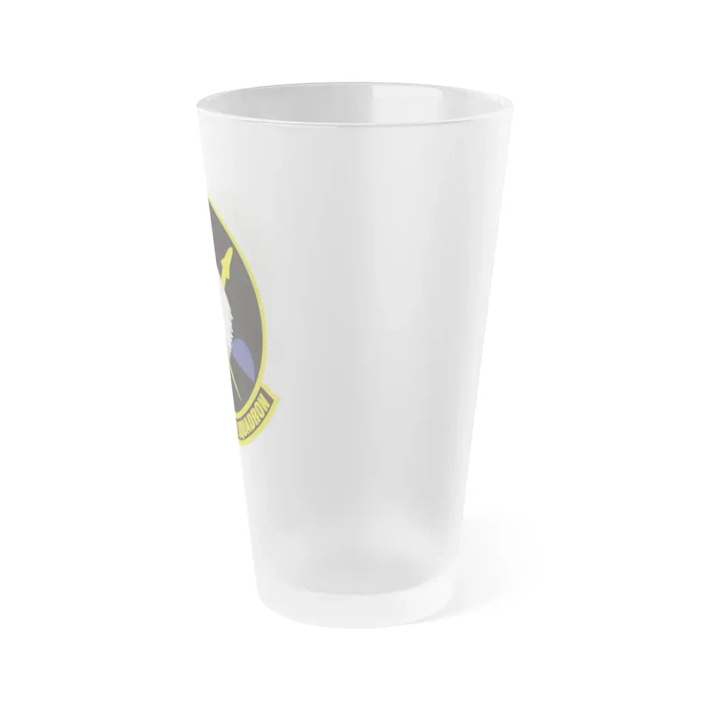 46th Weather Squadron (U.S. Air Force) Frosted Pint Glass 16oz - Go Mug Yourself