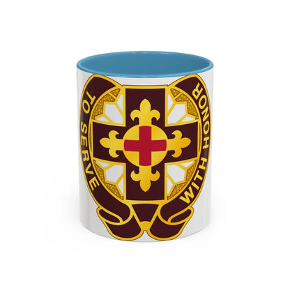 47 Field Hospital (U.S. Army) Accent Coffee Mug-11oz-Light Blue-Go Mug Yourself