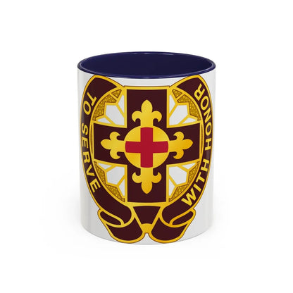 47 Field Hospital (U.S. Army) Accent Coffee Mug-11oz-Navy-Go Mug Yourself