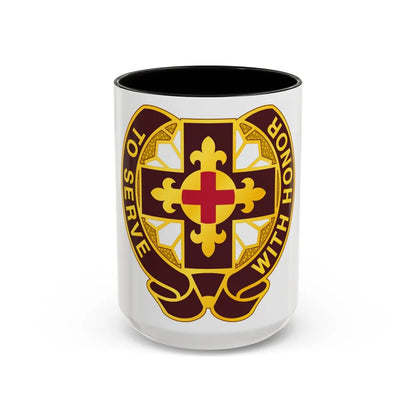 47 Field Hospital (U.S. Army) Accent Coffee Mug-15oz-Black-Go Mug Yourself