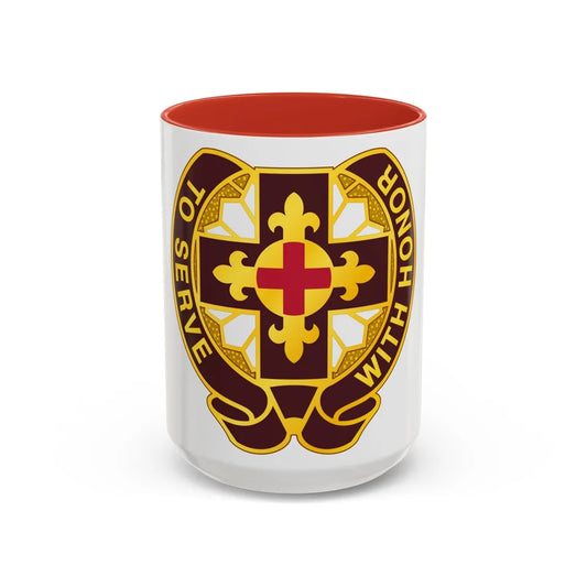 47 Field Hospital (U.S. Army) Accent Coffee Mug-15oz-Red-Go Mug Yourself