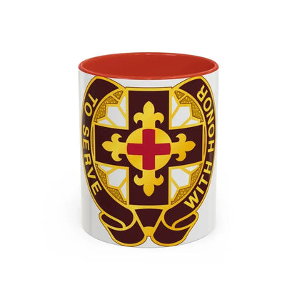 47 Field Hospital (U.S. Army) Accent Coffee Mug 11oz Red - Go Mug Yourself