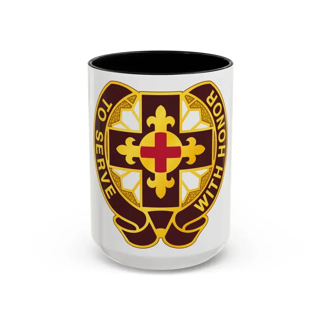 47 Field Hospital (U.S. Army) Accent Coffee Mug 15oz Black - Go Mug Yourself