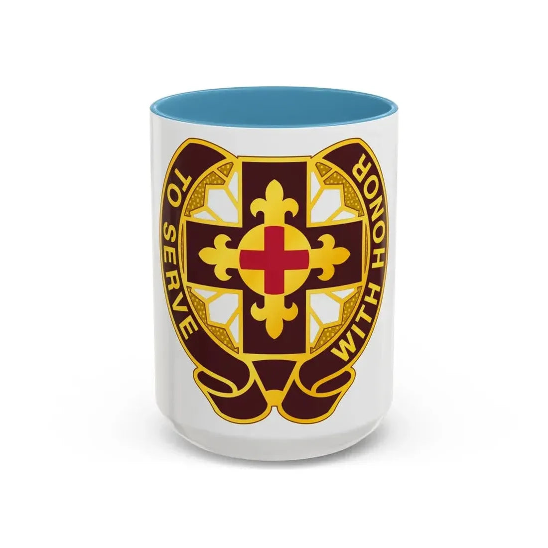 47 Field Hospital (U.S. Army) Accent Coffee Mug 15oz Light Blue - Go Mug Yourself