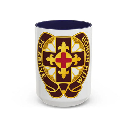 47 Field Hospital (U.S. Army) Accent Coffee Mug 15oz Navy - Go Mug Yourself