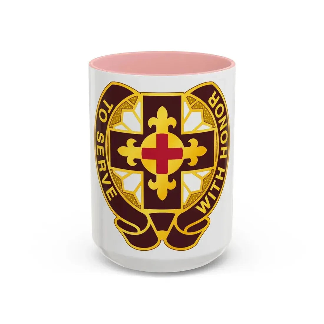 47 Field Hospital (U.S. Army) Accent Coffee Mug 15oz Pink - Go Mug Yourself