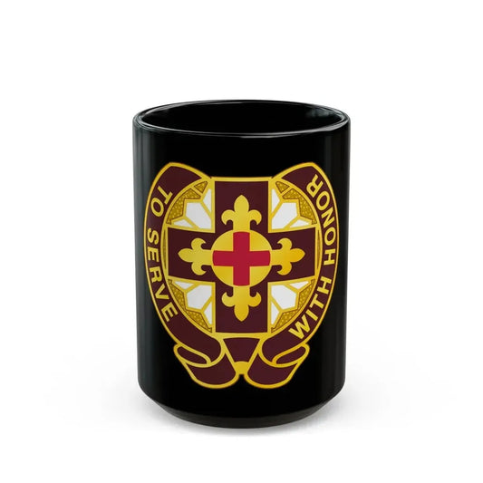 47 Field Hospital (U.S. Army) Black Coffee Mug 15oz - Go Mug Yourself