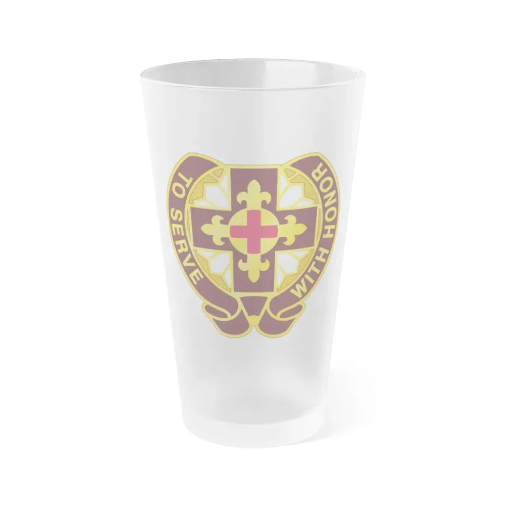 47 Field Hospital (U.S. Army) Frosted Pint Glass 16oz Default Title - Go Mug Yourself