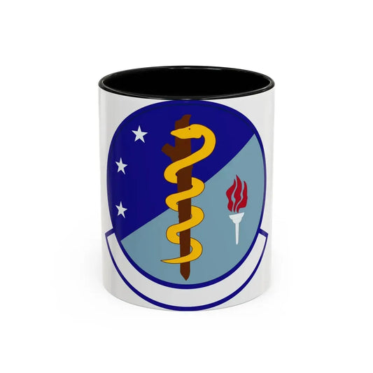 47 Operational Medical Readiness Squadron AETC (U.S. Air Force) Accent Coffee Mug 11oz Black - Go Mug Yourself
