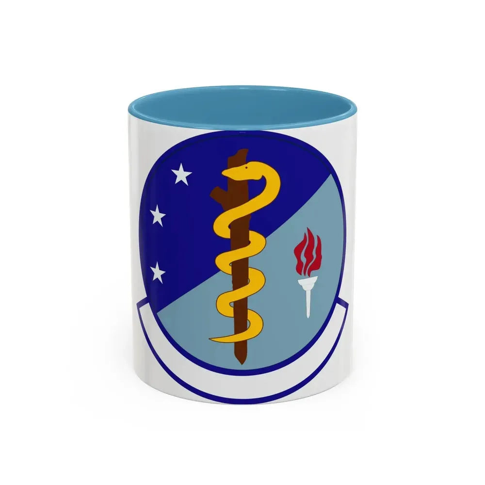 47 Operational Medical Readiness Squadron AETC (U.S. Air Force) Accent Coffee Mug 11oz Light Blue - Go Mug Yourself