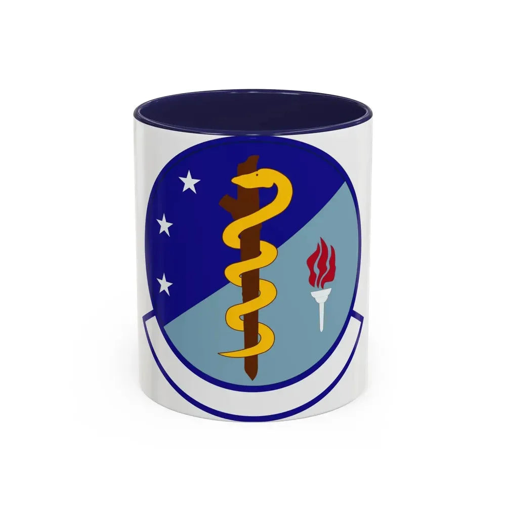 47 Operational Medical Readiness Squadron AETC (U.S. Air Force) Accent Coffee Mug 11oz Navy - Go Mug Yourself
