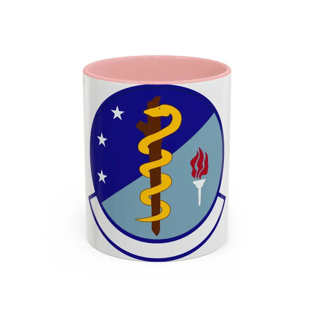 47 Operational Medical Readiness Squadron AETC (U.S. Air Force) Accent Coffee Mug 11oz Pink - Go Mug Yourself