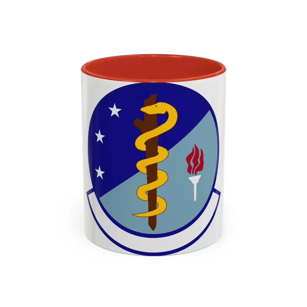 47 Operational Medical Readiness Squadron AETC (U.S. Air Force) Accent Coffee Mug 11oz Red - Go Mug Yourself