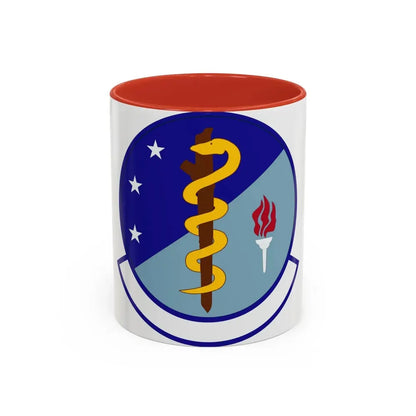 47 Operational Medical Readiness Squadron AETC (U.S. Air Force) Accent Coffee Mug 11oz Red - Go Mug Yourself