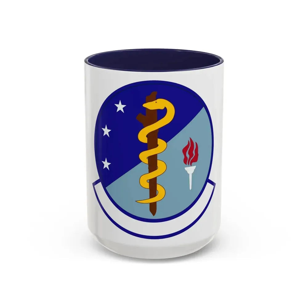 47 Operational Medical Readiness Squadron AETC (U.S. Air Force) Accent Coffee Mug 15oz Navy - Go Mug Yourself