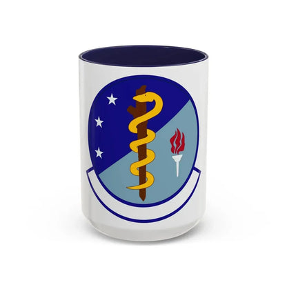 47 Operational Medical Readiness Squadron AETC (U.S. Air Force) Accent Coffee Mug 15oz Navy - Go Mug Yourself