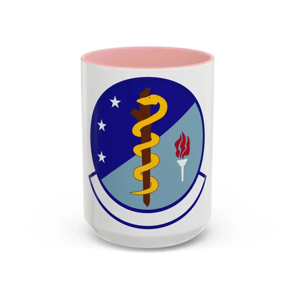 47 Operational Medical Readiness Squadron AETC (U.S. Air Force) Accent Coffee Mug 15oz Pink - Go Mug Yourself
