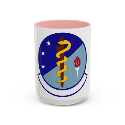 47 Operational Medical Readiness Squadron AETC (U.S. Air Force) Accent Coffee Mug 15oz Pink - Go Mug Yourself